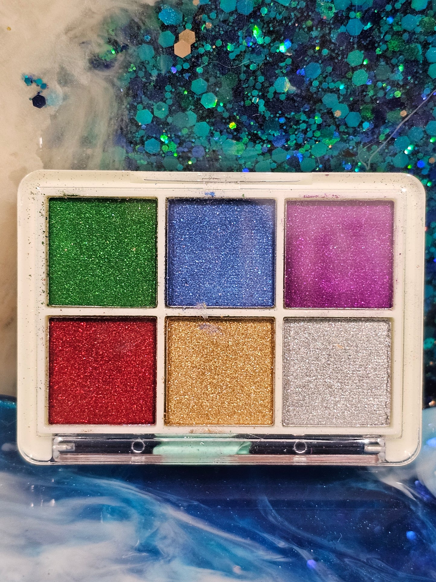 6 Palette Chrome Powder