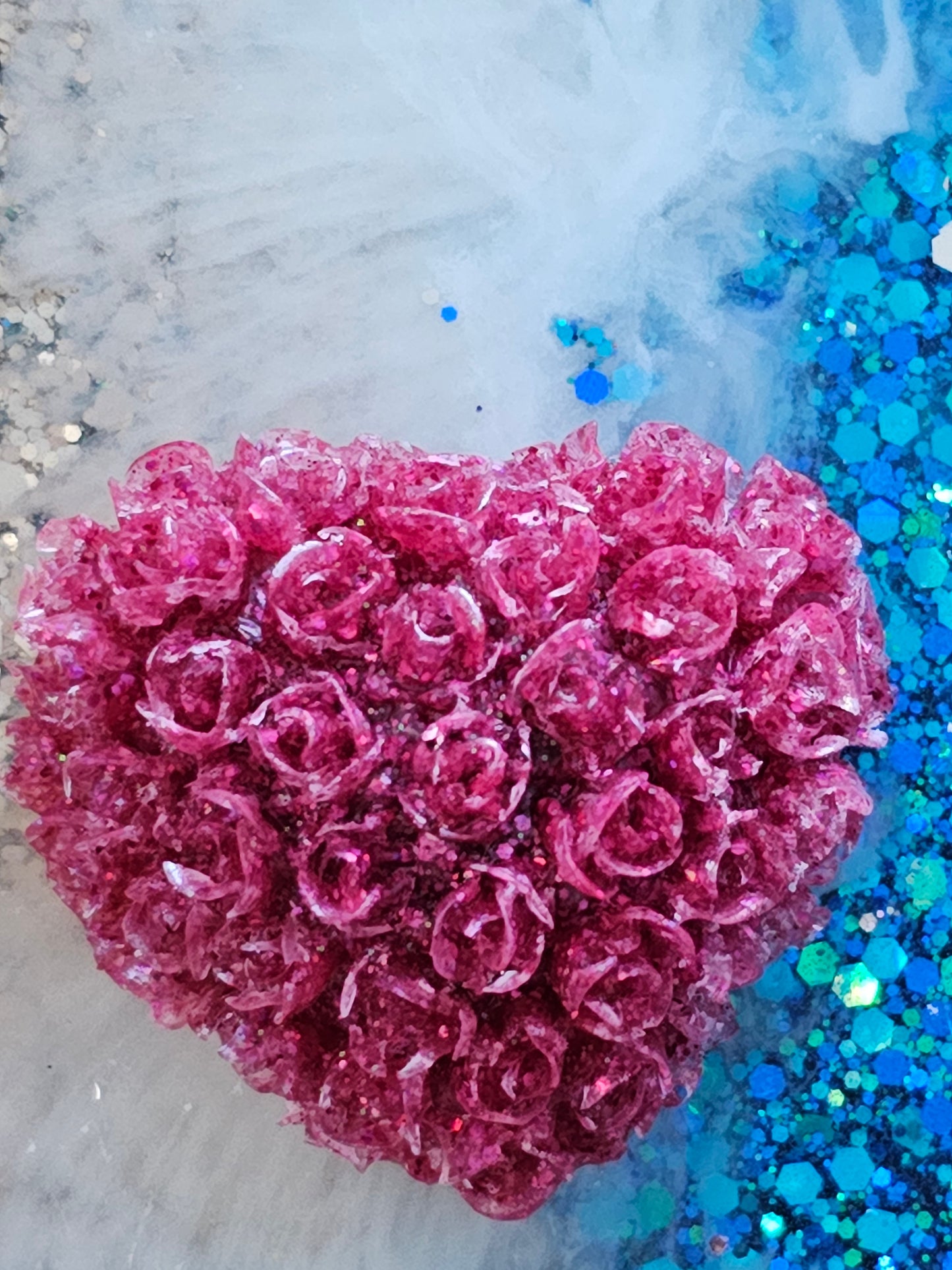 Heart with roses Prop